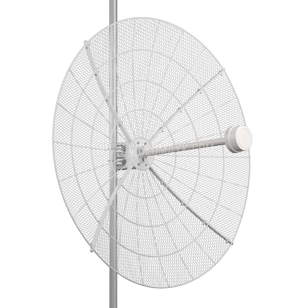 Антенна MIMO параболическая KROKS KNA27-1700/2700 3G/WiFi/4G антенна KROKS (27 dBi) - Тип разъема F(