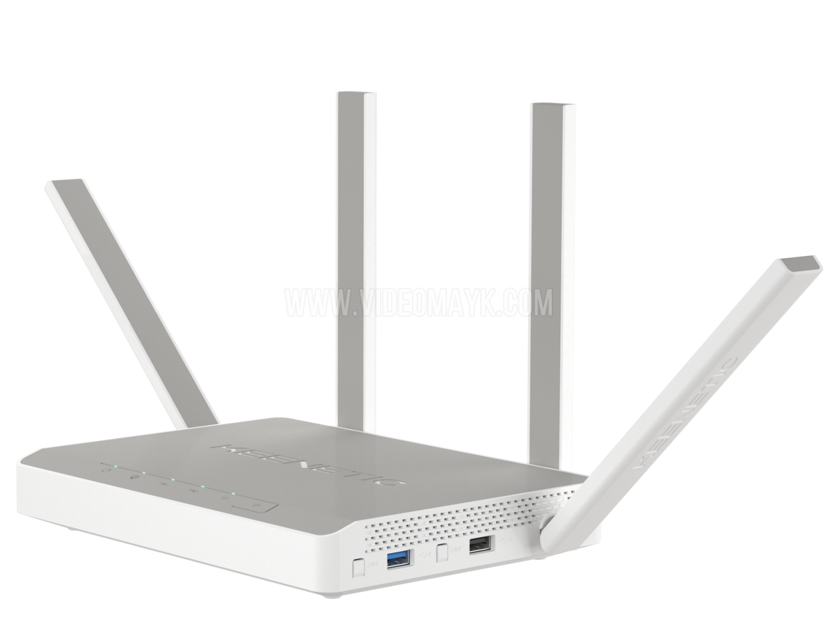 Keenetic Giga Гигабитный интернет-центр с двухдиапазонным Mesh Wi-Fi 6 AX1800, усилителем сигнала и анализатором спектра Wi-Fi, 5-портовым Smart-коммутатором, портами SFP, USB 3.0 и 2.0