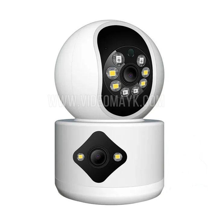 Novicam 2-объективная Wifi Камера 4MP Домашняя система видеонаблюдения CCTV  Wi-fi