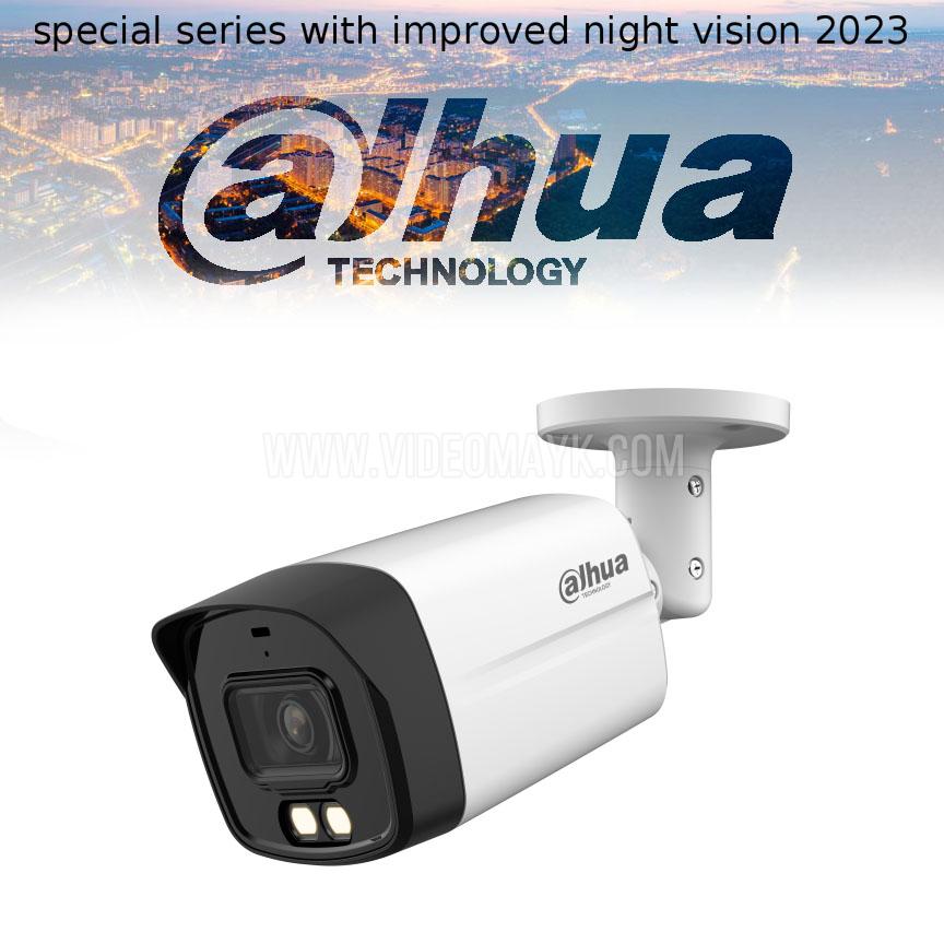 DH-HAC-HFW1801TLMP-IL-A-0280B-S2 Уличная цилиндрическая HDCVI-видеокамера с интеллектуальной двойной подсветкой 8Мп