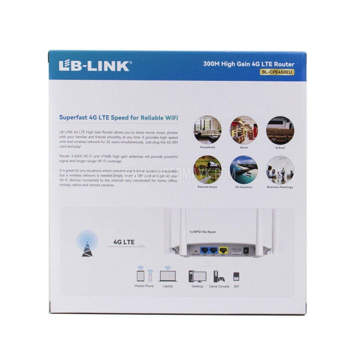 Беспроводной маршрутизатор LB-Link BL-CPE450M