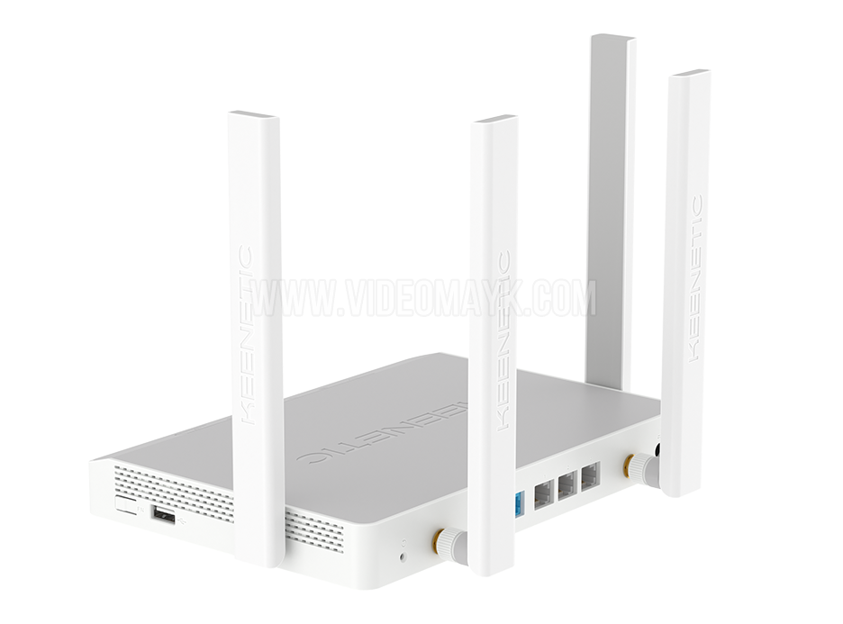 Keenetic Skipper 4G Гигабитный интернет-центр с модемом 4G, Mesh Wi-Fi 5 AС1200, 4-портовым Smart-коммутатором и многофункциональным портом USB
