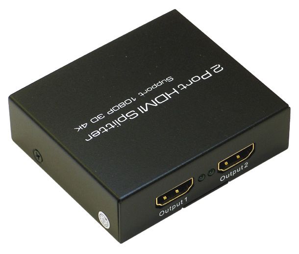 HDMI разветвитель 1х2 с усилителем до 25м v1.4 Espada EDH22 + блок питания