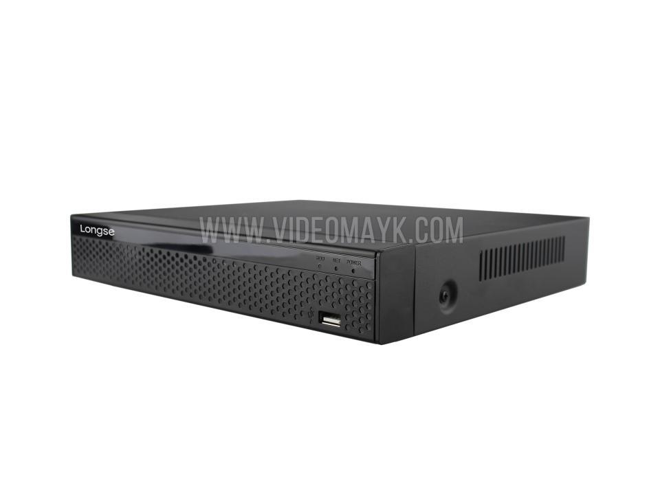 NVR3608DP IP-видеорегистатор 9-ти канальный Longse™ разрешением до 5Мп, с втроенными 8 х PoE портами