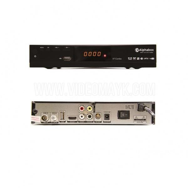 Alphabox X7 Combo HD DVB-S2/T2/C ВЧ модулятор  