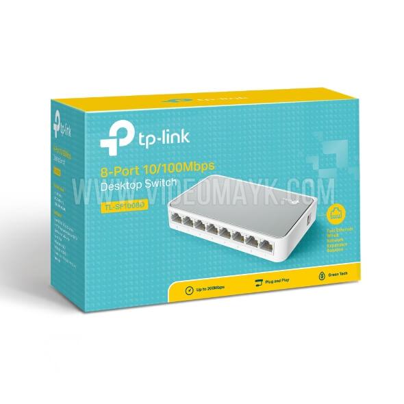 TP-Link SF1008D switch L2 8x10\100 Desktop
