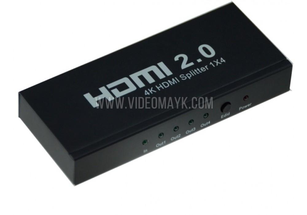 Сплиттер HDMI 2.0 1x4 INVIN HD104