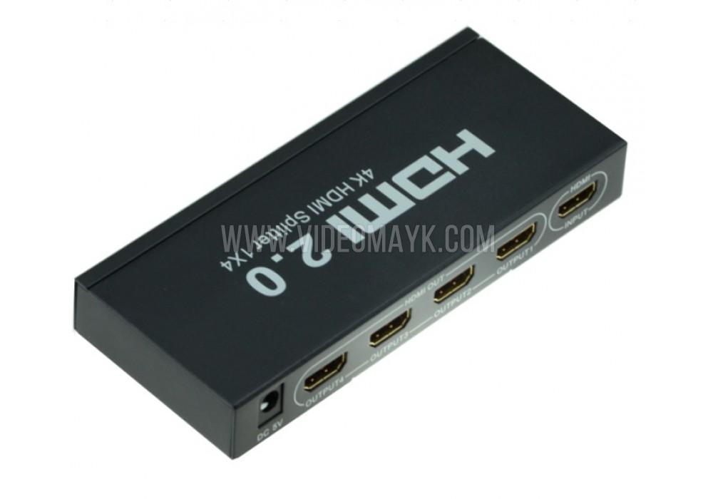 Сплиттер HDMI 2.0 1x4 INVIN HD104